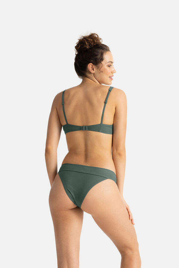 Womensecret Light Padded ELMINA Bikini Top zöld