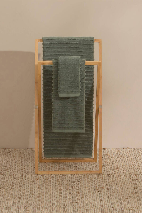 Womensecret Zero-twist organic towel 50 x 90 cm. zöld