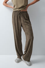 Women'secret Animal print long trousers green