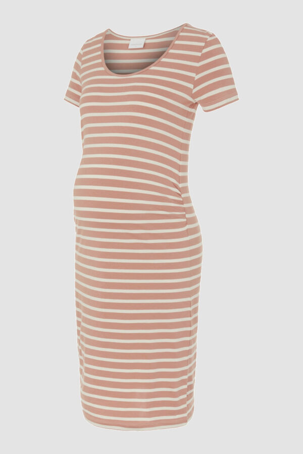 Mamalicious Vestido midi maternity Smeđa