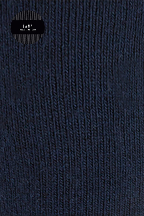 Punto Blanco Calcetines cortos de lana azul