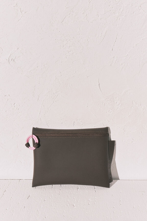 Women'secret Brown waterproof swimwear bag nude