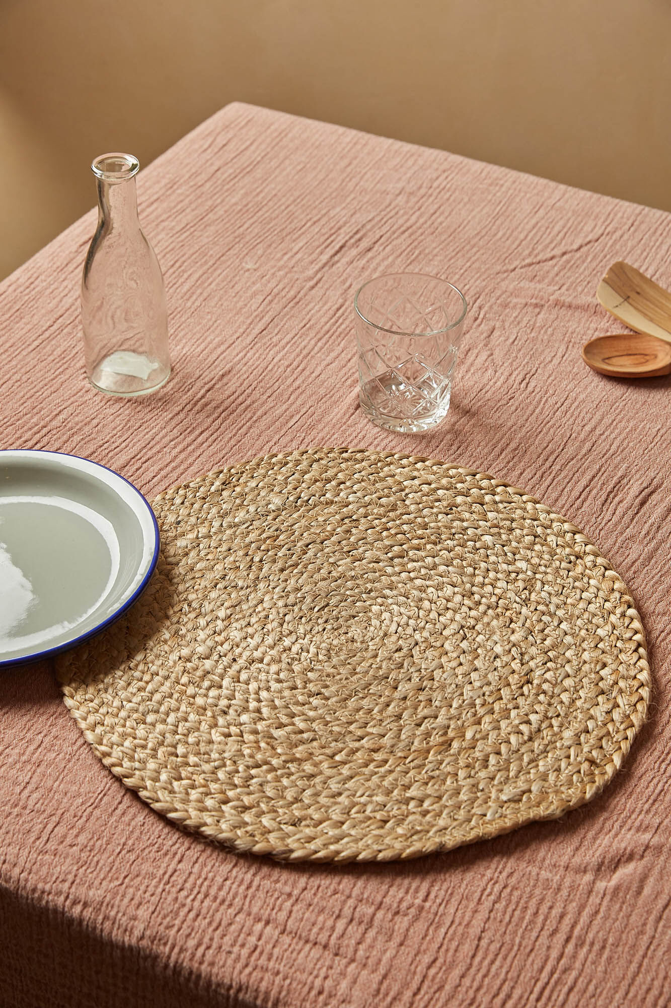 Calma House Tischsets Ural Durchmesser 38 Natur