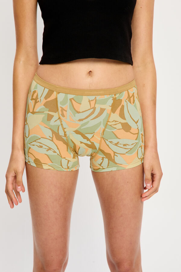 Modibodi Short Menstrual Bamb&uacute; Flujo Abundante Bellbird estampado
