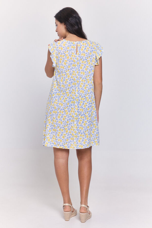 Pieces Robe ECOVERO&trade; imprim&eacute;e blanc