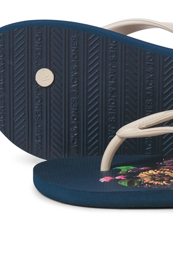 Jack & Jones Rubber sole toe sandals black