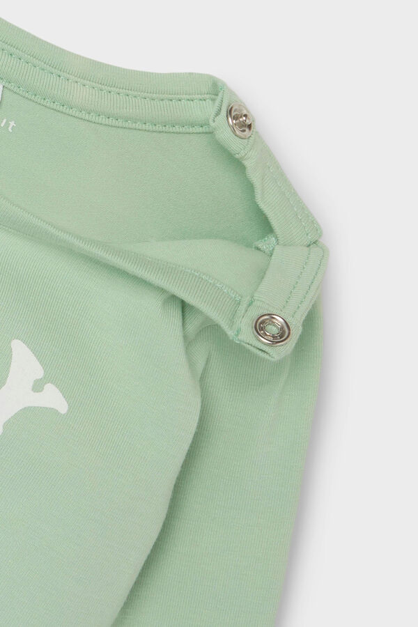 Name it lang&auml;rmelig Baby-Body Gr&uuml;n