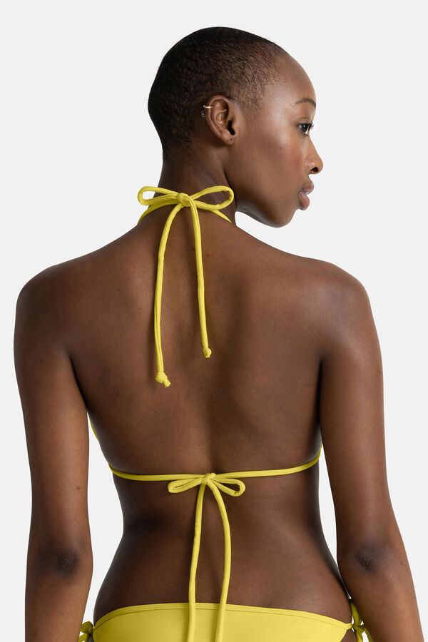 Womensecret Triangle Bikini Žuta