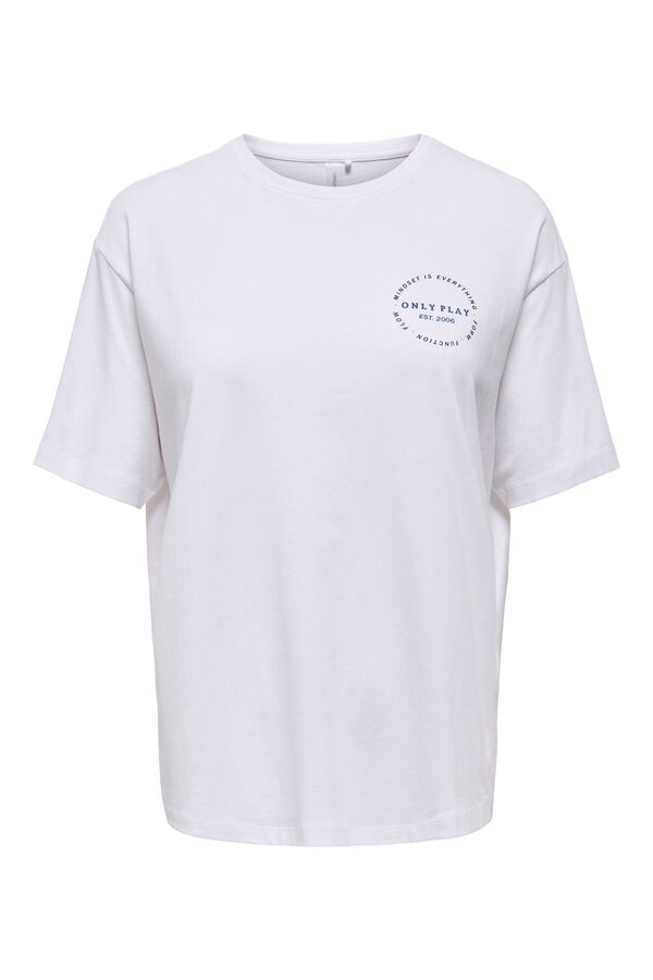 Only Play Camiseta oversized blanco