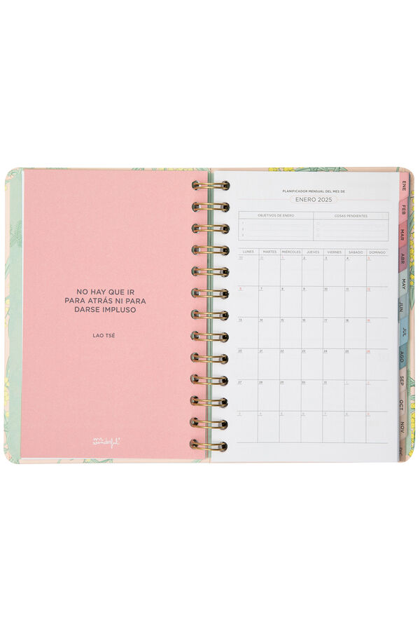 Mr. Wonderful Agenda Office peque&ntilde;a 2025 Semanal Empieza la magia estampado