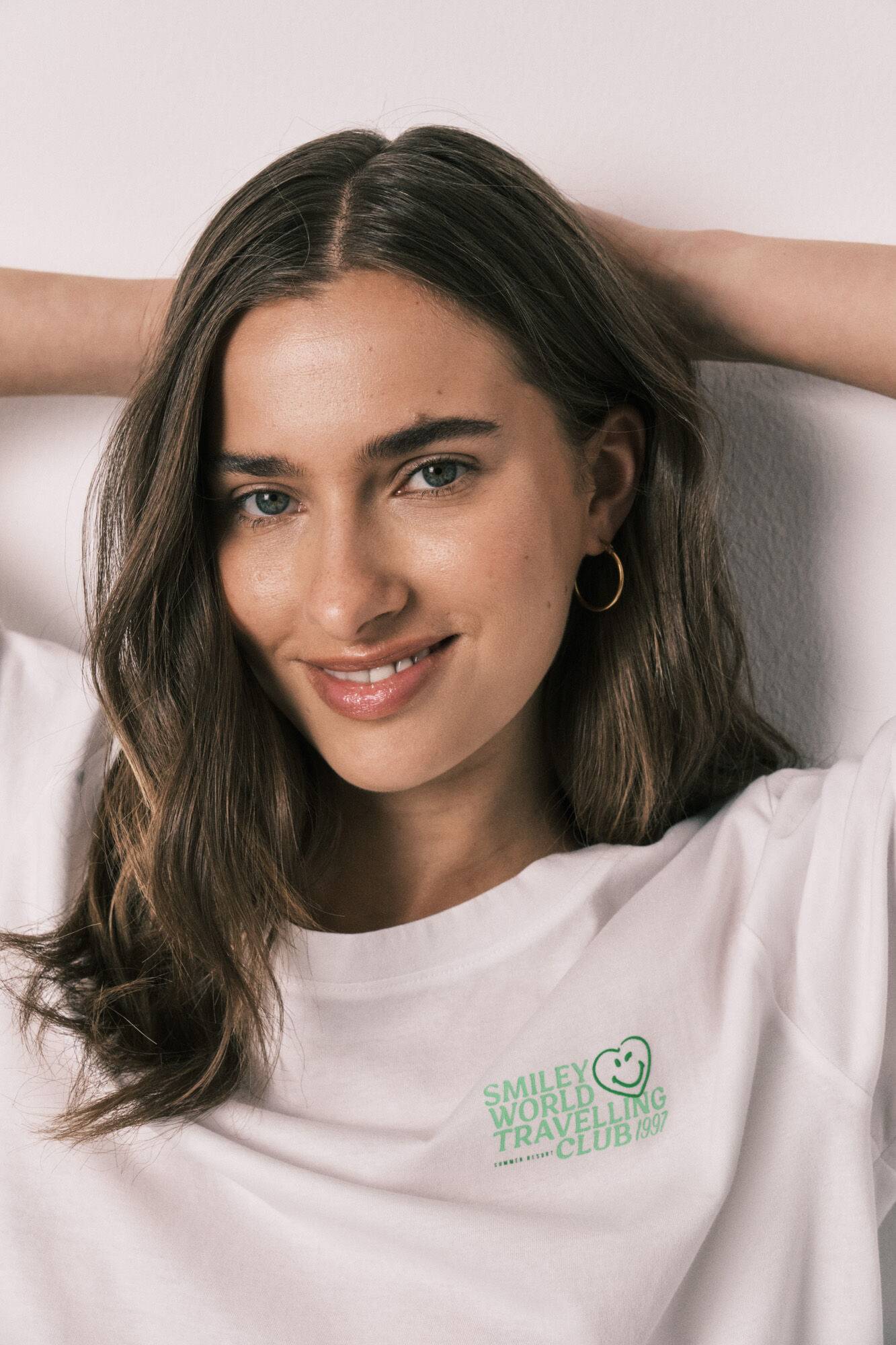 Women'secret Pijama corto algod&oacute;n SmileyWorld&reg; blanco