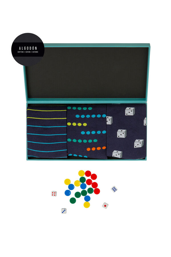 Punto Blanco Goose game socks blue