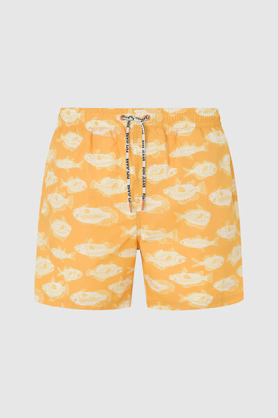 Womensecret Fish swim shorts jaune