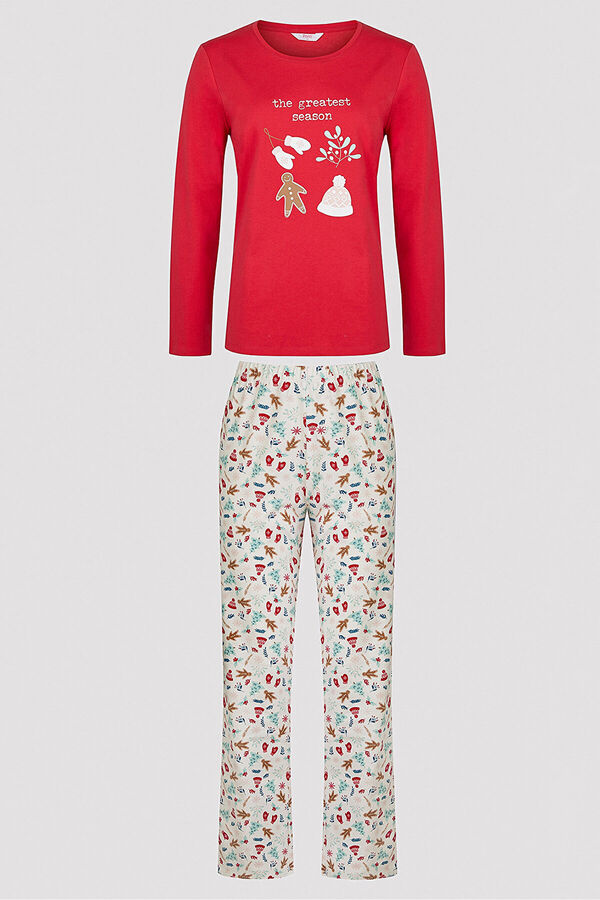 Penti Women's long Christmas pyjamas Print