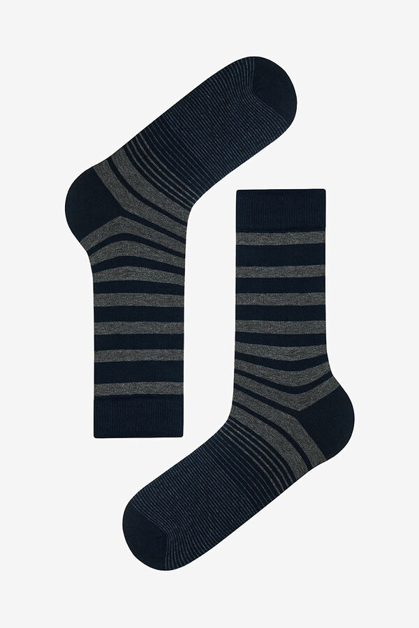 Penti Pacote de 2 meias masculinas azul