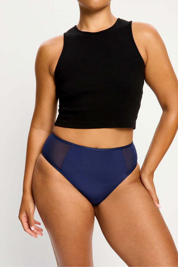 Modibodi Braga menstrual cl&aacute;sica azul azul