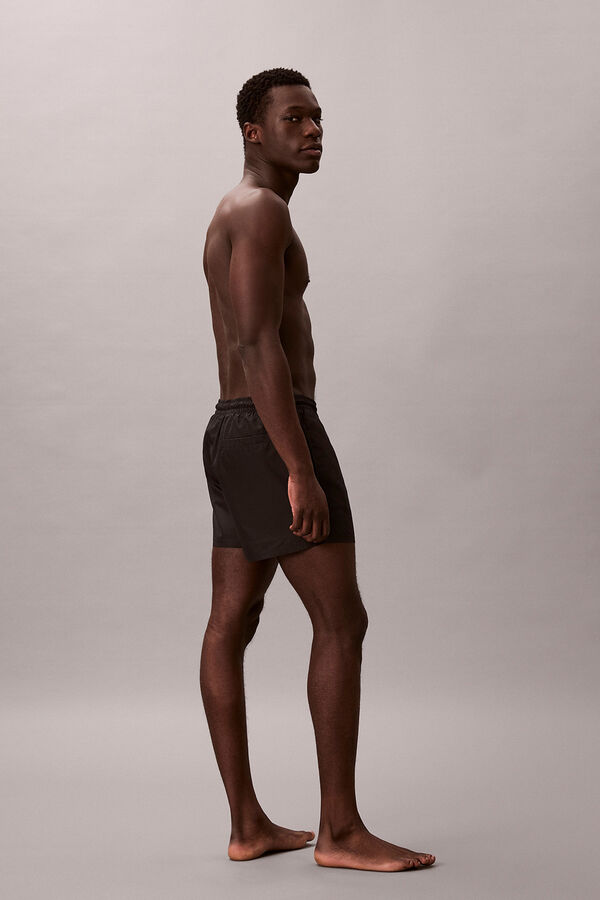 Calvin Klein Ba&ntilde;ador corto cord&oacute;n logo negro