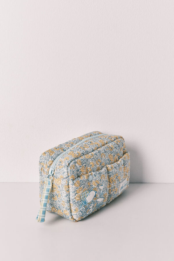 Women'secret Trousse de toilette moyenne &agrave; petites fleurs Snoopy imprim&eacute;