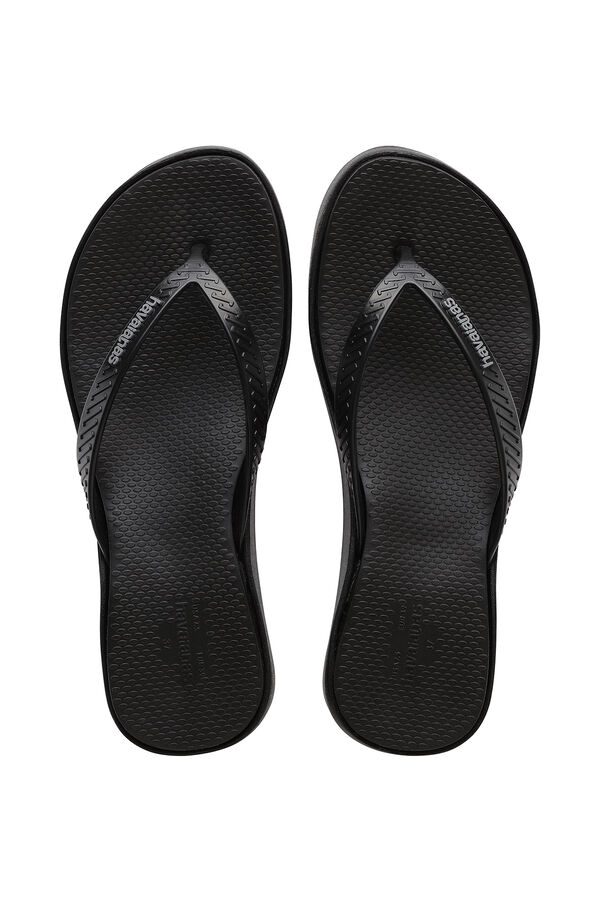Havaianas Flip-Flops Hav. Schwarzes Plateau mit hoher Plattform Schwarz