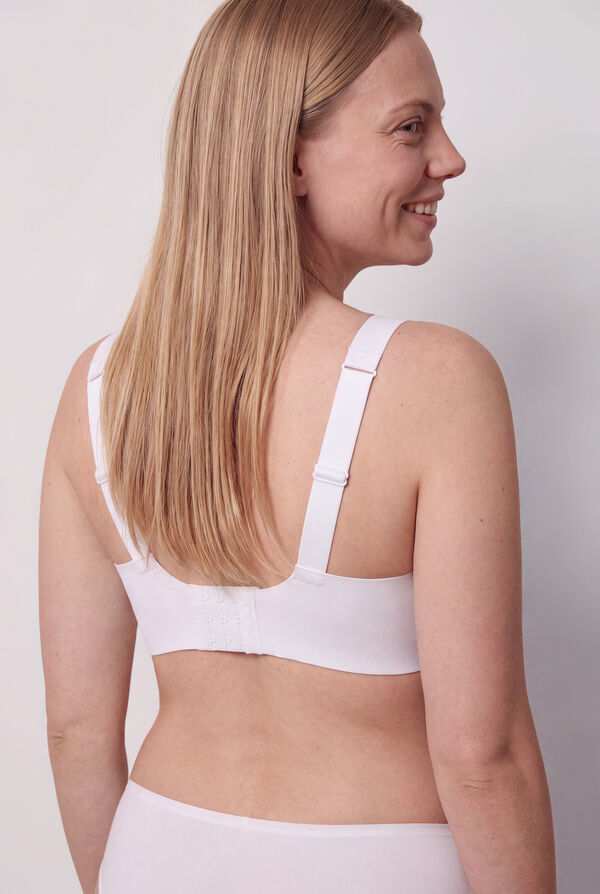 Women'secret White microfibre bra DREAMY PLUS white