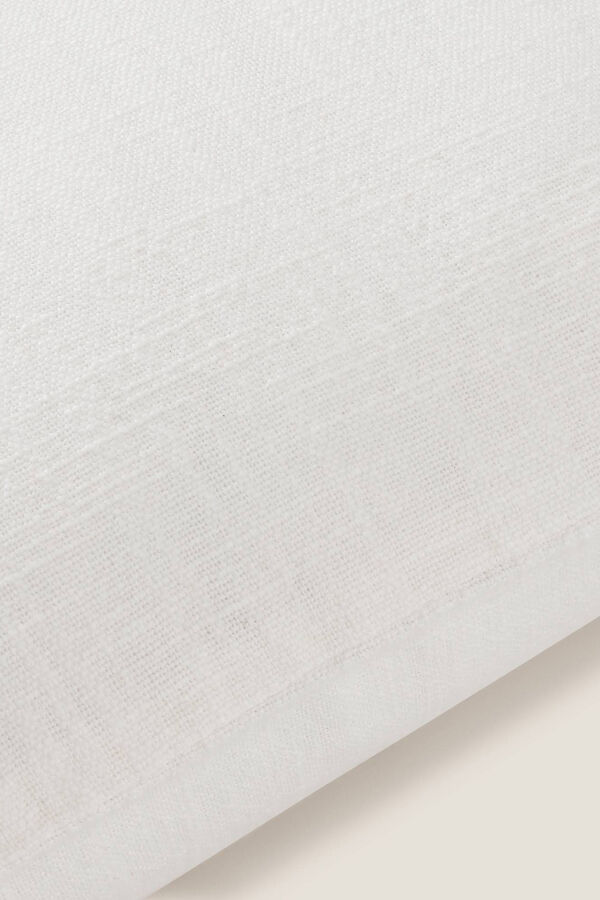 Womensecret Linen-effect cotton cushion cover brown