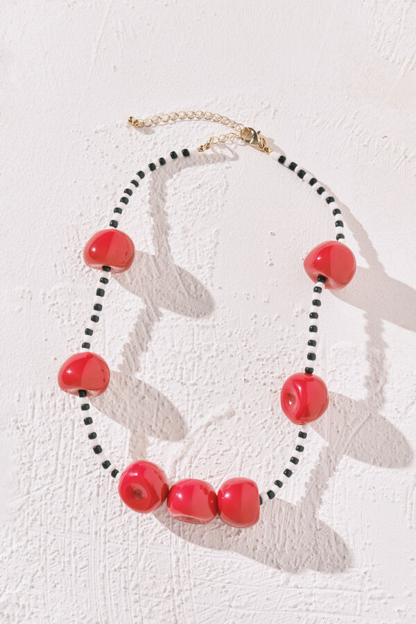 Women'secret Collier cerises rouge