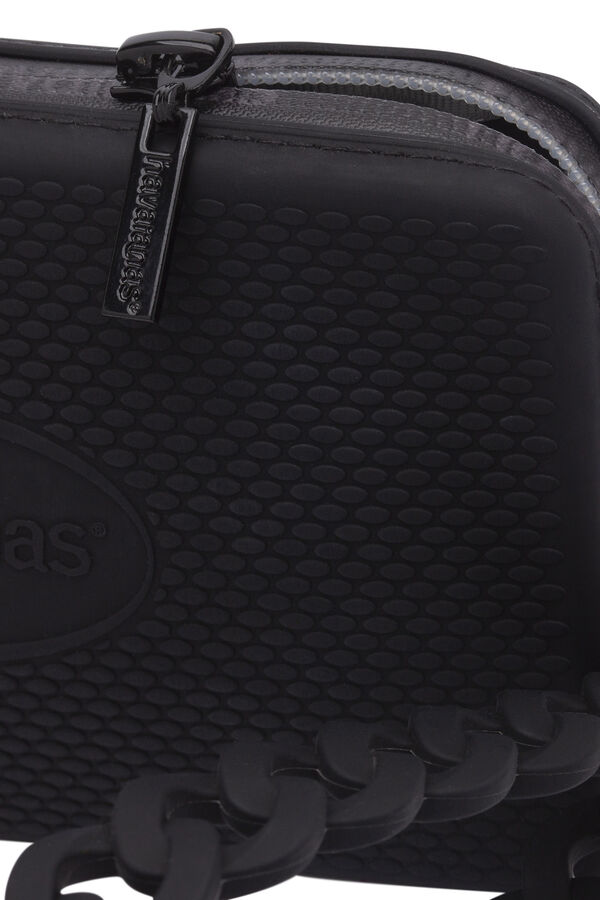 Havaianas Schwarze Mini-Kettentasche Schwarz
