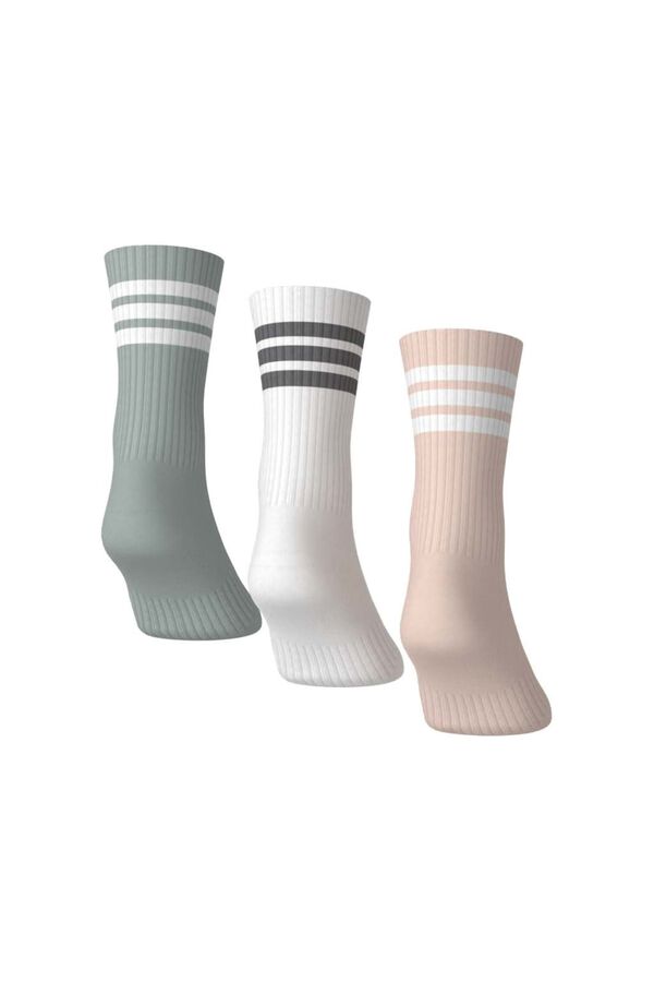 Adidas Pack of 3 sports 3-stripe socks pink