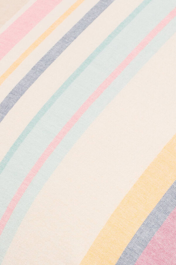 Womensecret Multicoloured stripe print pillowcase bleu