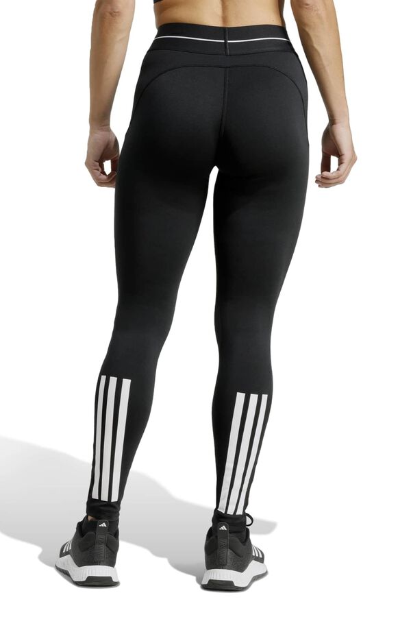 Adidas Mallas largas 3 bandas Hyperglam negro