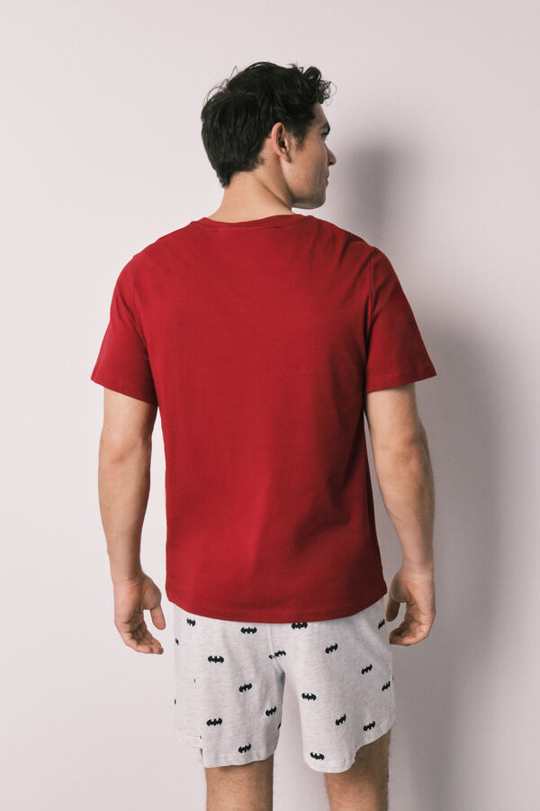 Women'secret Red cotton short men's pyjamas Batman red