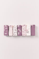 Women'secret Cotton classic printed 7-pack panties SNOOPY printed