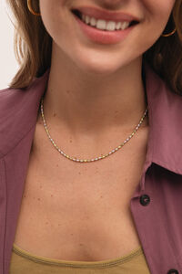 Singularu Halskette Joy Colors aus vergoldetem Edelstahl