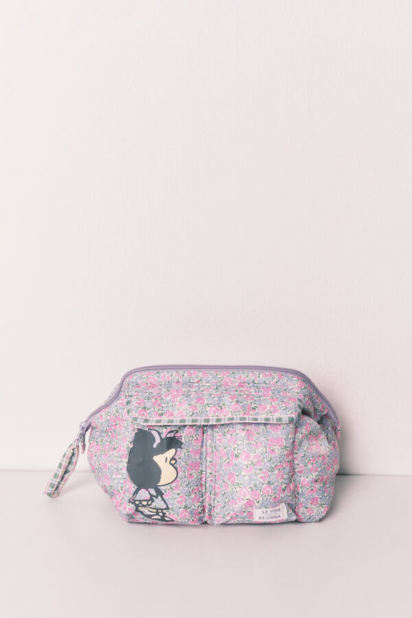 Women'secret Trousse de toilette grande &agrave; petites fleurs Mafalda rose