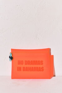 Women'secret Orange waterproof bikini bag