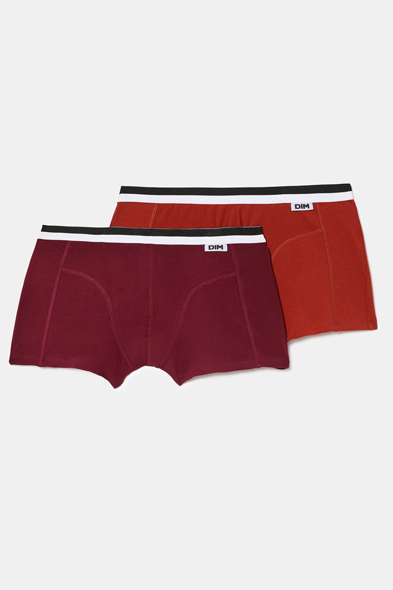 DIM Pack de 2 boxers de algod&oacute;n el&aacute;stico