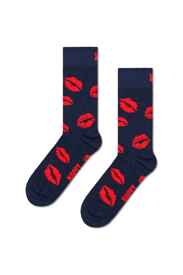Happy Socks Calcetín Besos azul