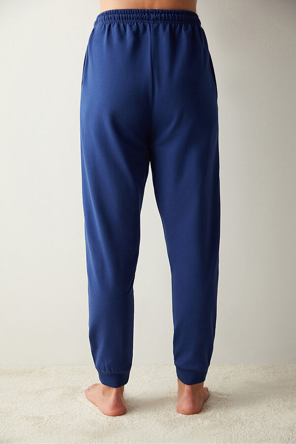Womensecret Men's long blue trousers Plava