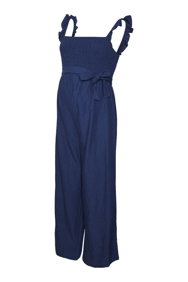 Womensecret Strappy 7/8 maternity jumpsuit blue