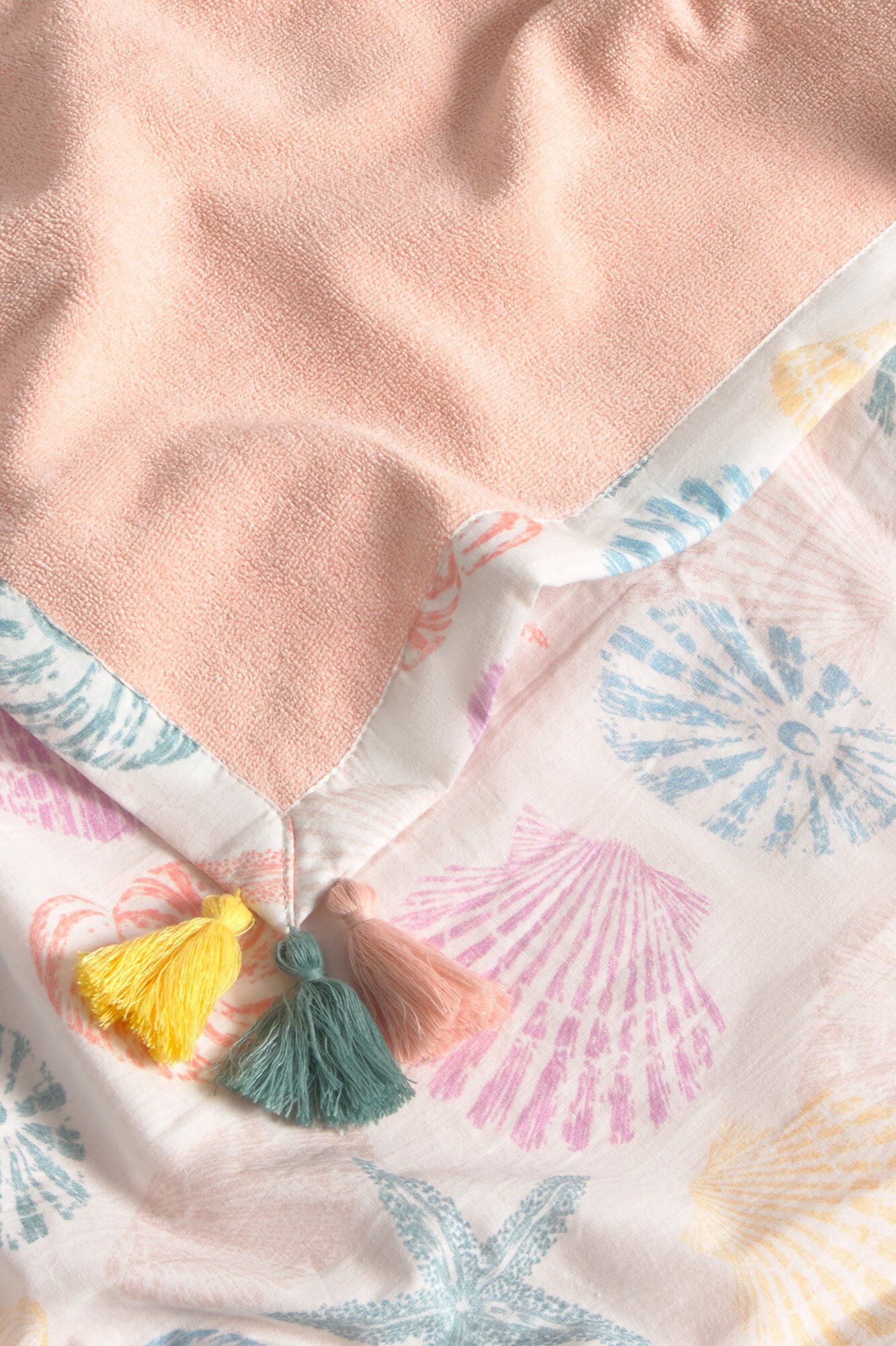 Textura Strandtuch aus Web- und Frotteestoff