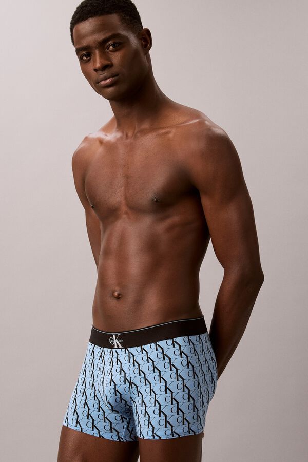 Calvin Klein 3-pack short logo boxers blue