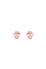 Womensecret Rose Gold Skull Earrings rózsaszín