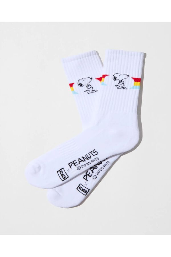 Besocks Calcetines altos deportivos BESOCKS de Snoopy blanco