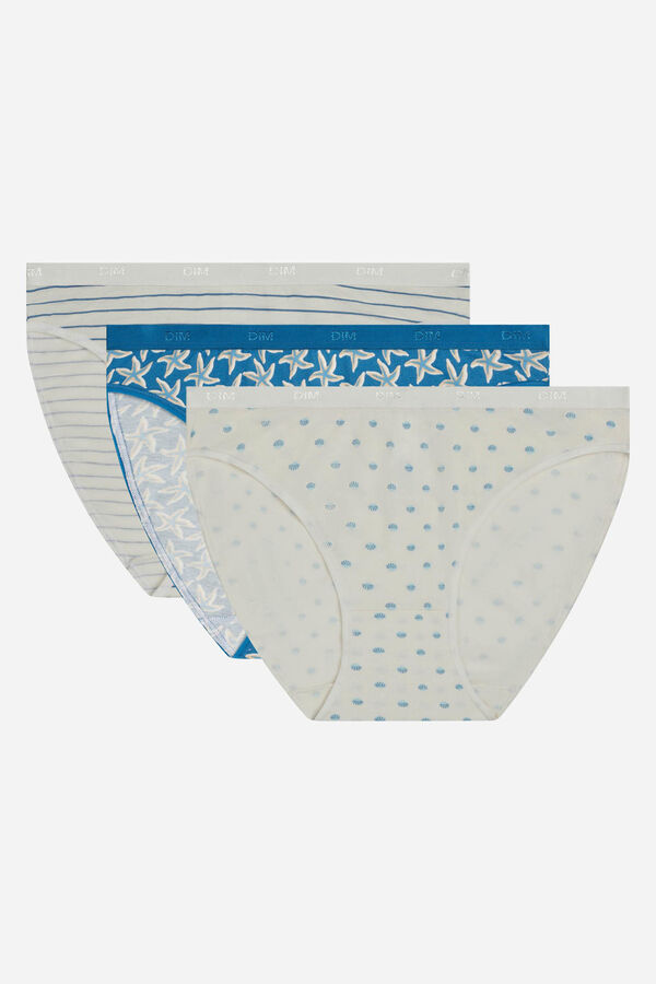 DIM Pack 3 bragas estampadas estampado
