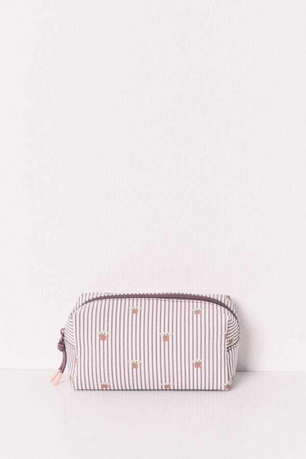 Women'secret Striped vanity case Baby Yoda beige