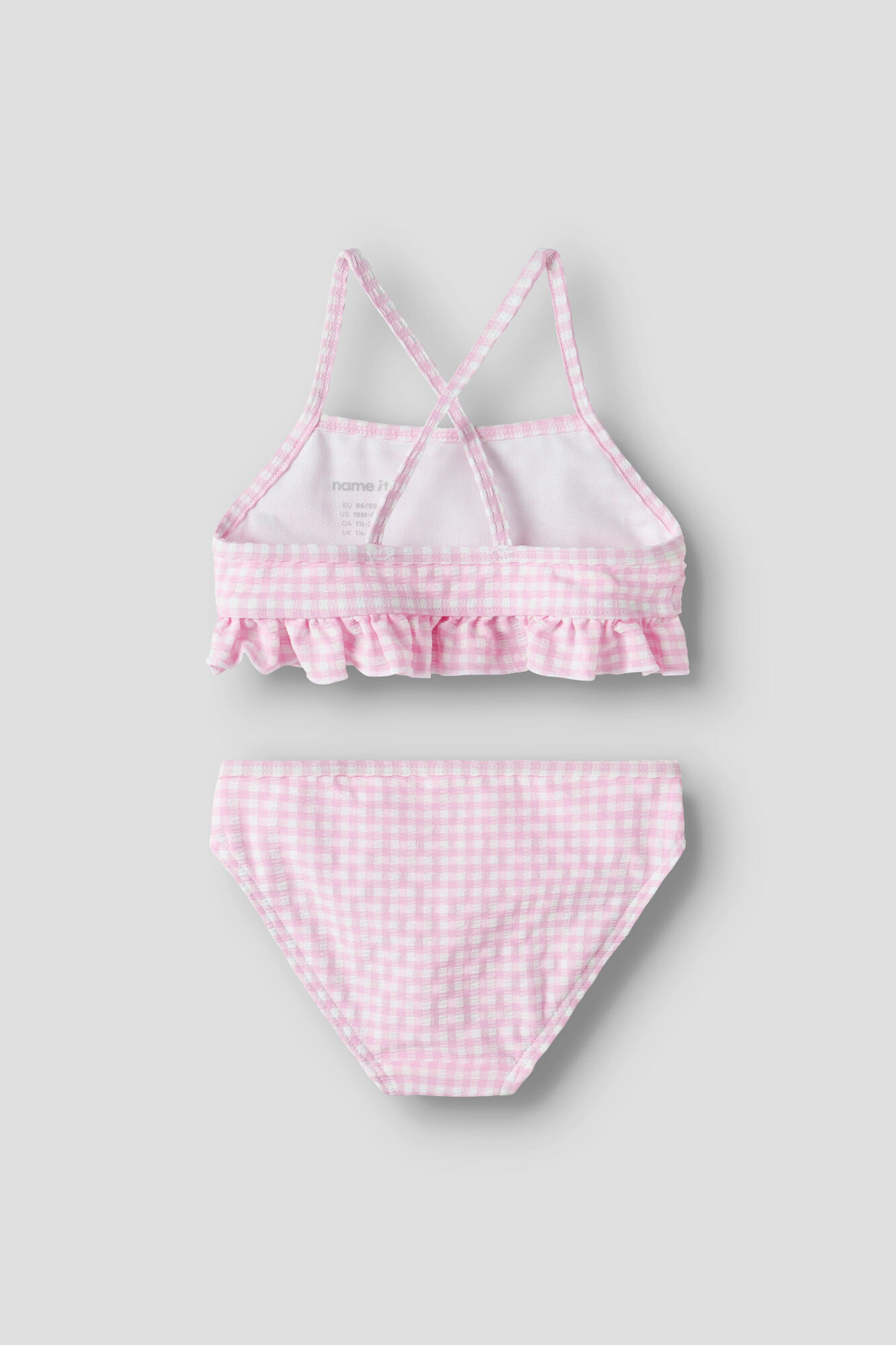 Name it Plaid girl's bikini