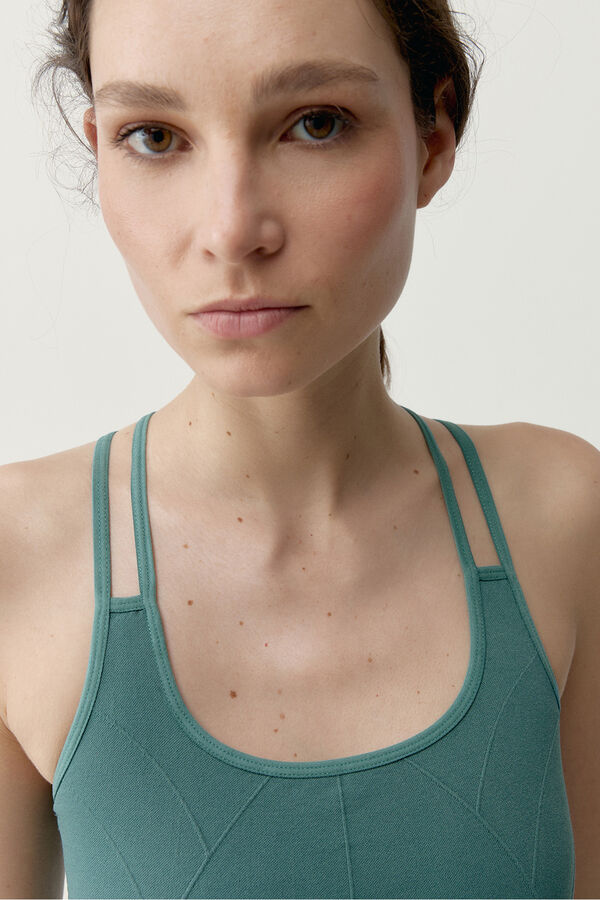 Born Living Yoga Gr&uuml;ner Sport-Jumpsuit Clio Naturwei&szlig;