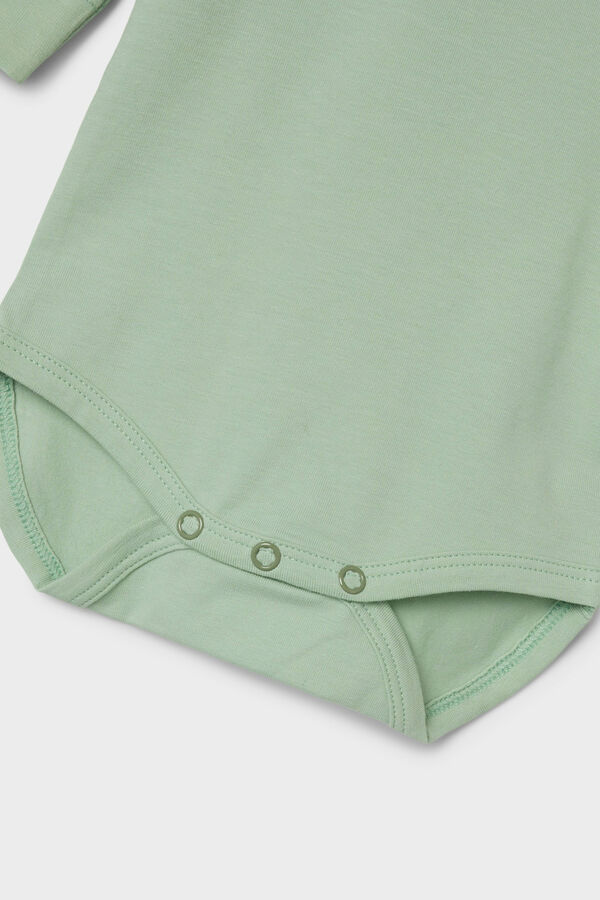 Name it lang&auml;rmelig Baby-Body Gr&uuml;n