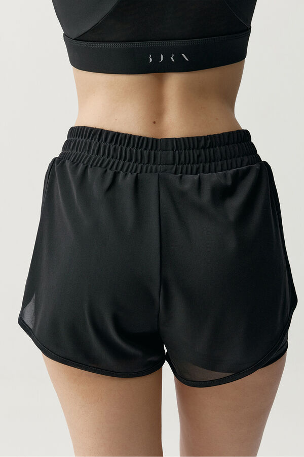 Born Living Yoga Schwarze Sport-Shorts Padma 2.0 Schwarz