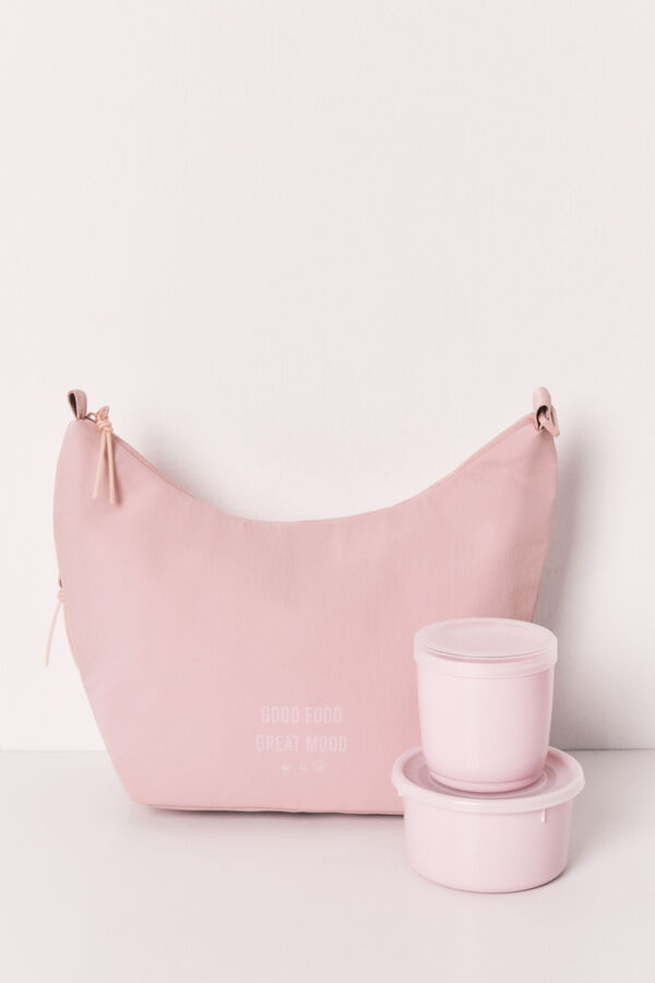 Women'secret Pink thermal lunch bag pink